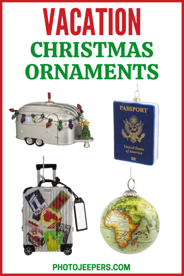 vacation Christmas ornaments
