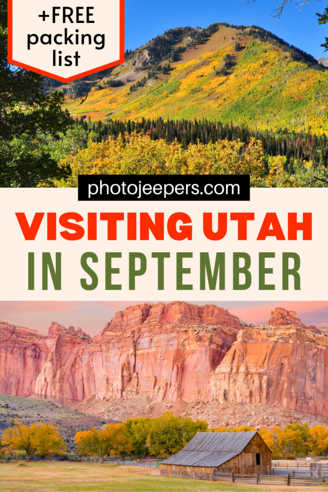 visiting Utah in September