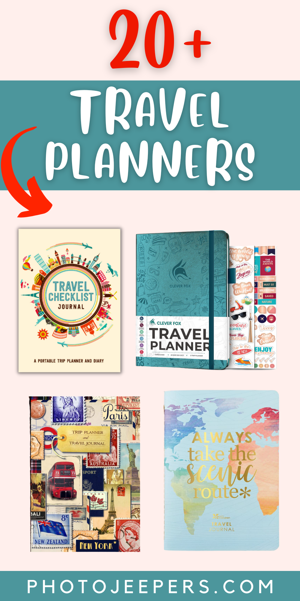 20 Travel Planners, Journals, and Notebooks - PhotoJeepers