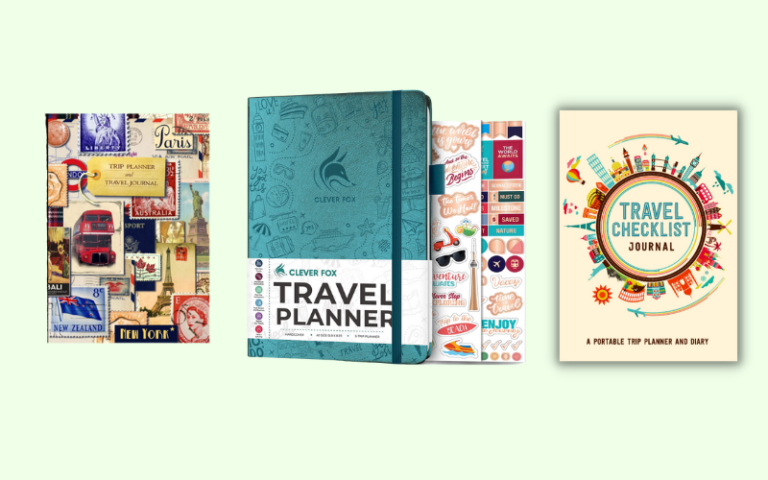 20 Travel Planners, Journals, and Notebooks