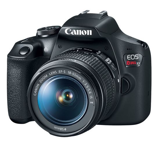 Canon EOS Rebel T7 vlogging camera