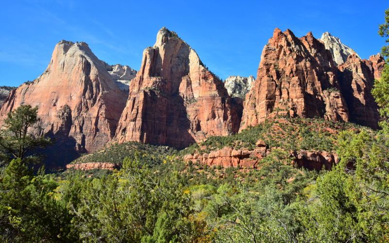 Court of the Patriarchs Viewpoint at Zion National Park