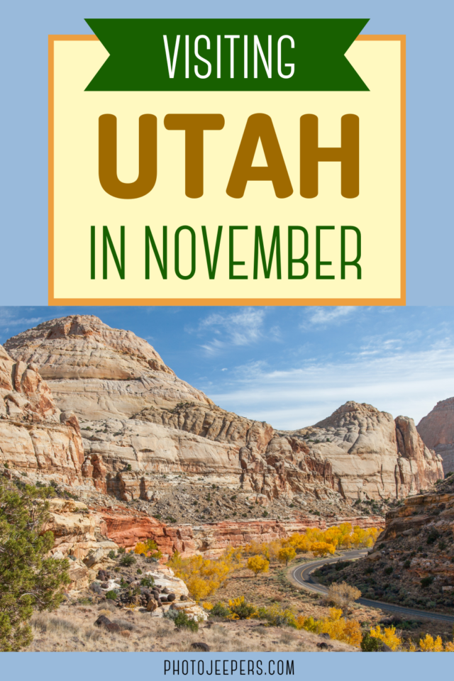 Visiting Utah in November