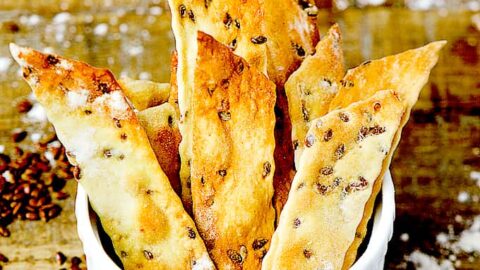 Image for Cracker Recipe with Flax Seeds - Super Crispy 