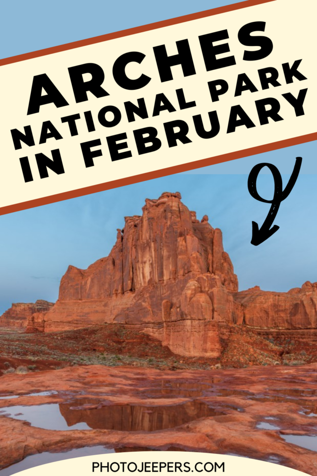 Arches National Park in February