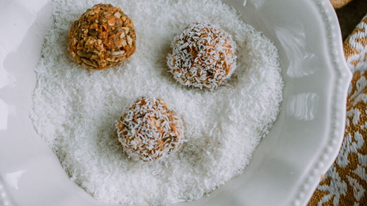 Image for Healthy No-Bake Carrot Cake Energy Balls (Made Without Dates)