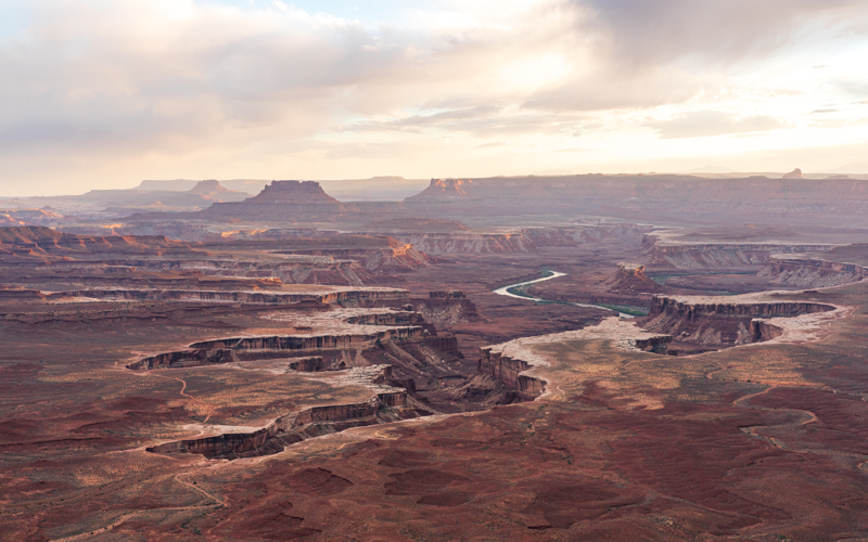 Green River Overlook at Canyonlands Island in the Sky.