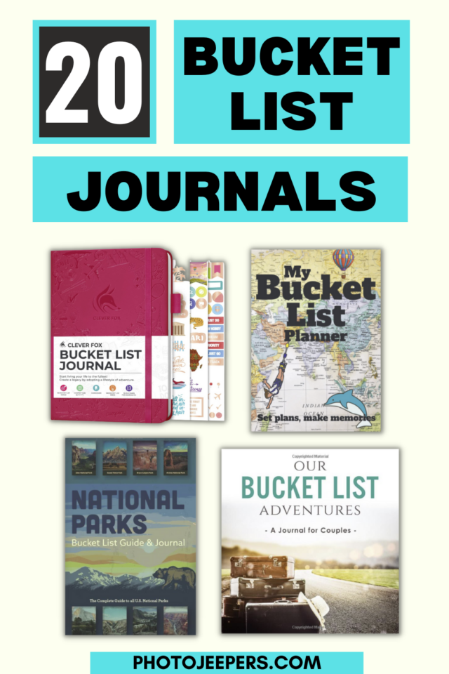 20 bucket list journals