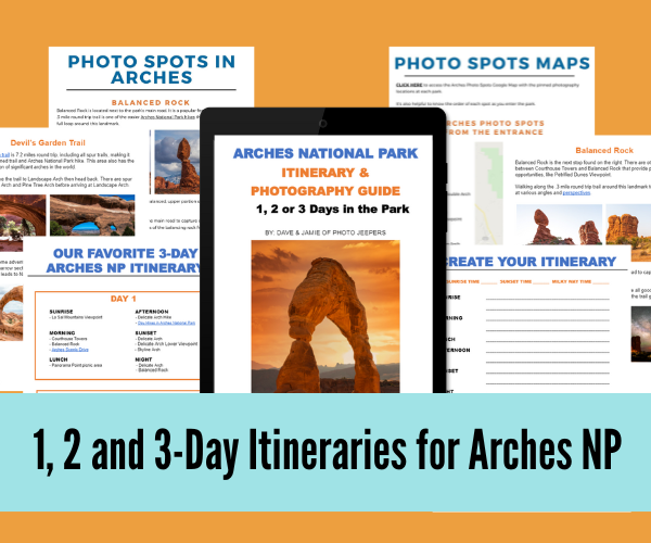 Arches National Park Itinerary and Photo Guide