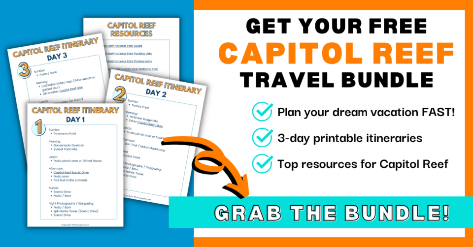 Get the Capitol Reef Travel Bundle
