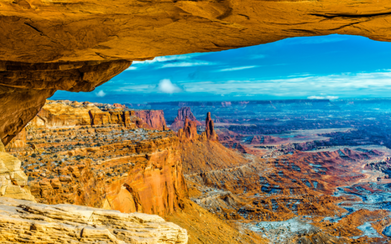 view from Canyonlands Island in the Sky