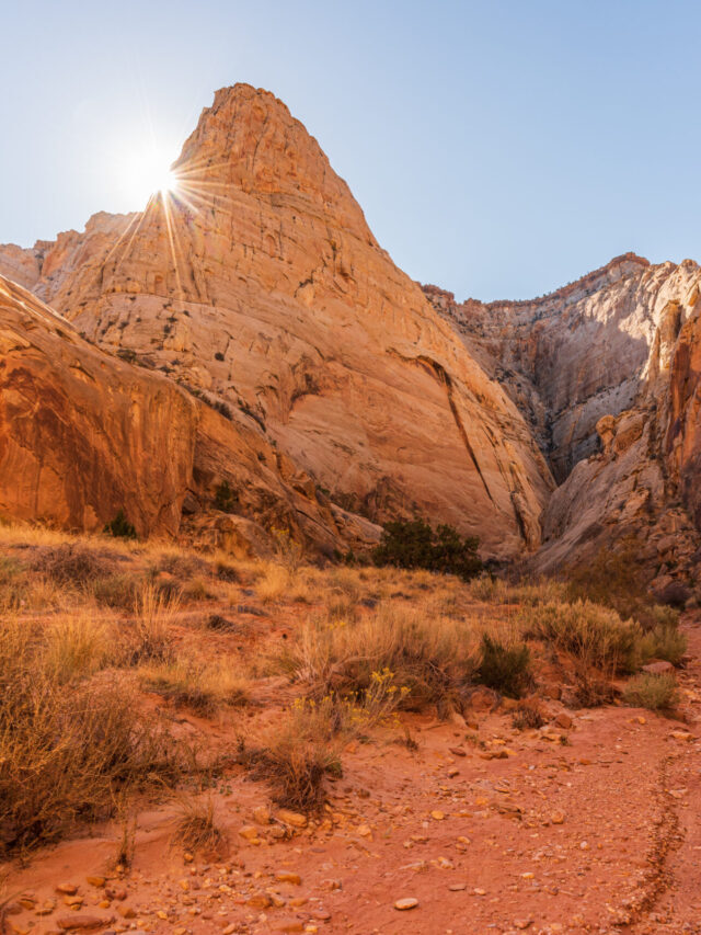 Capitol Reef National Park in January Story