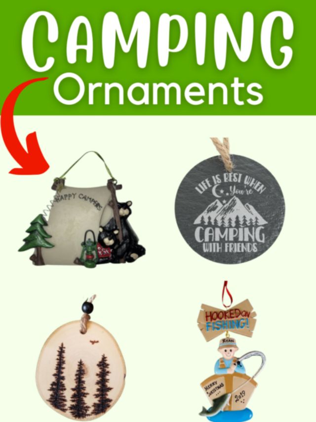 Camping Christmas Ornaments Story