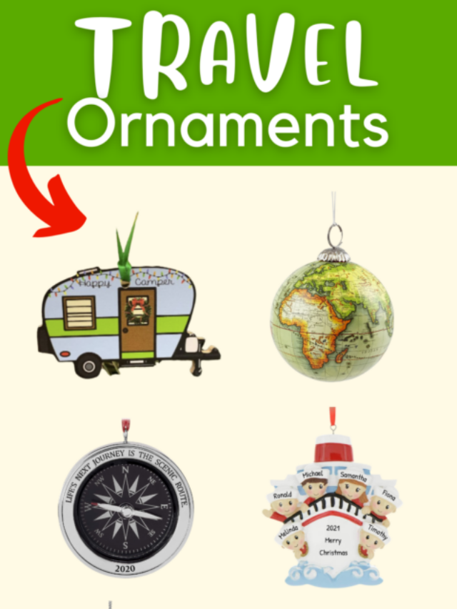 Travel Christmas Ornaments Story