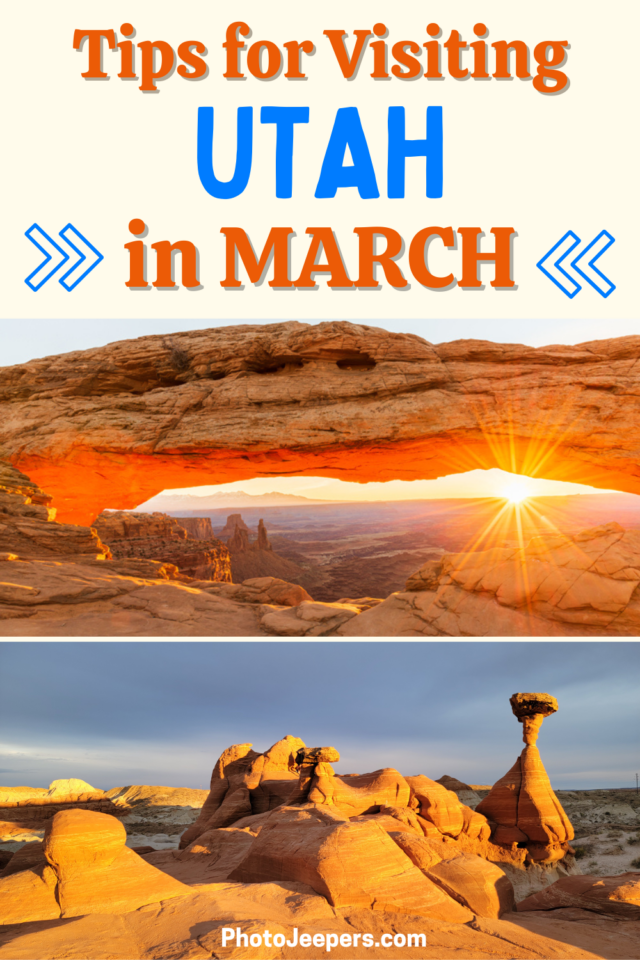 tips for visiting Utah in March