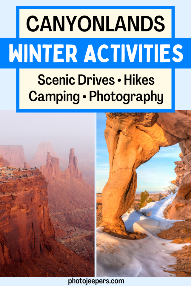 Canyonlands National Park winter activities