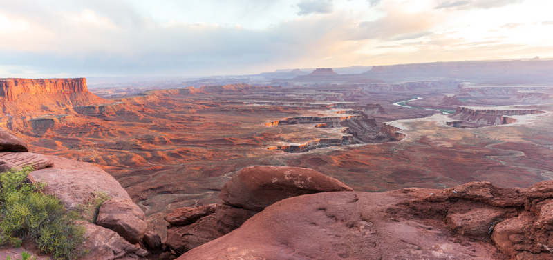 Sunset at Green River Overlook Canyonlands