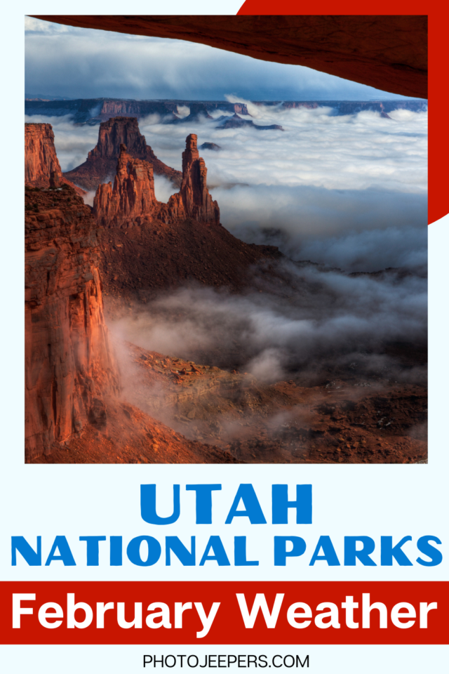 Utah National Parks February weather
