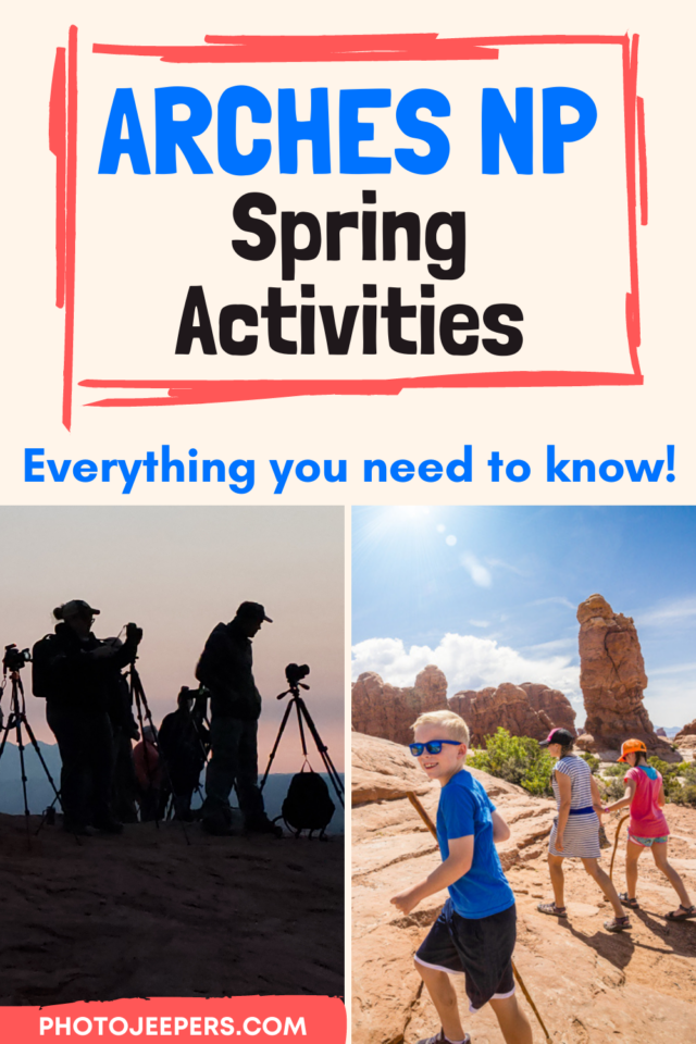 Arches National Park spring activities