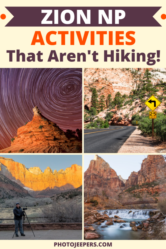 Zion National Park activities that aren't hiking