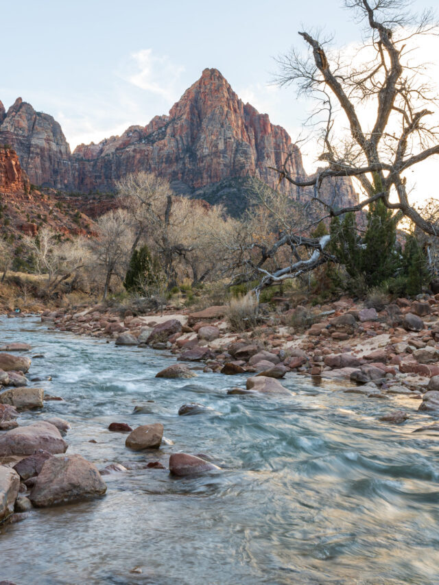 Winter Hiking in Zion National Park  Story