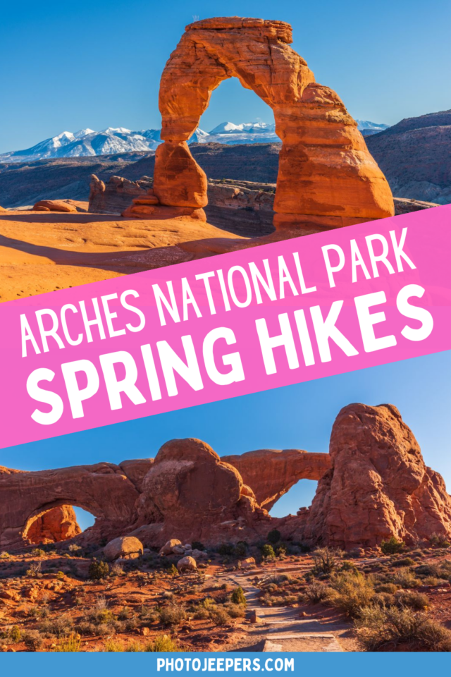 Arches National Park spring hikes