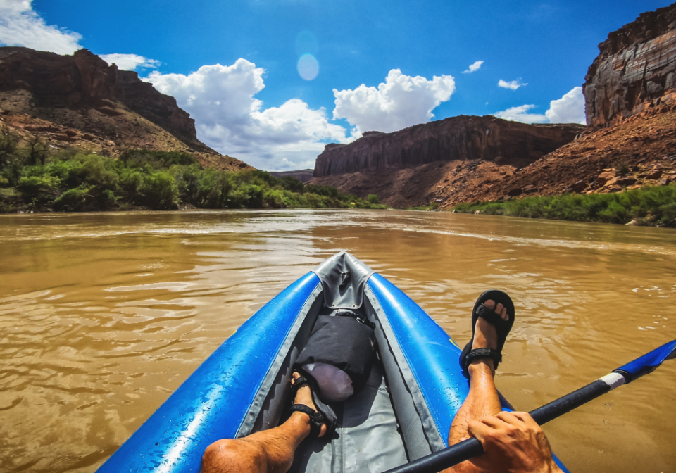 kayaking near Canyonlands
