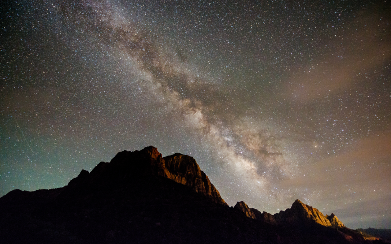 Milky way at Zion National Park