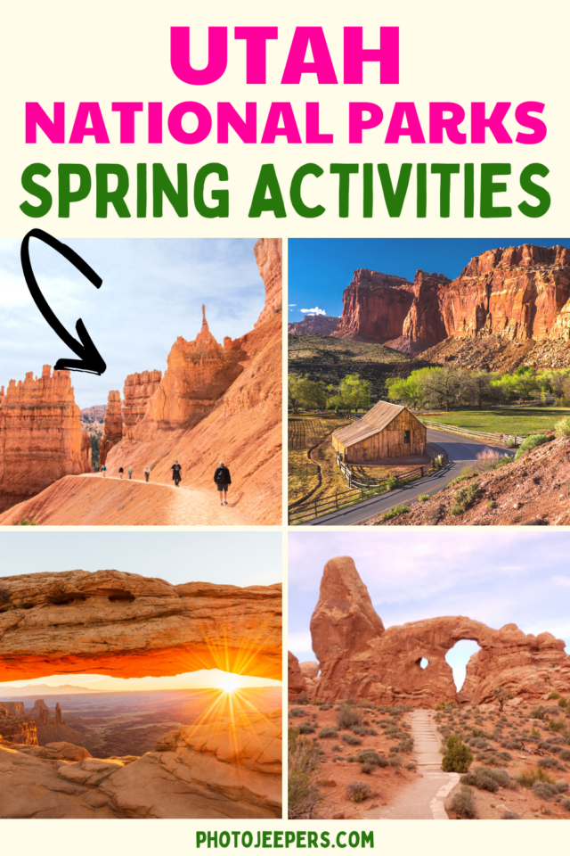 Utah National Parks Spring Activities