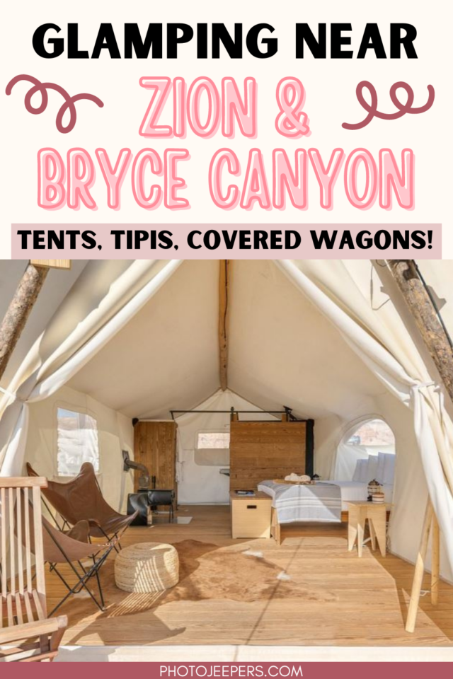 glamping spots near Zion and Bryce Canyon