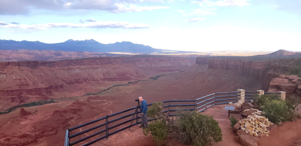 photographing Anticline Overlook