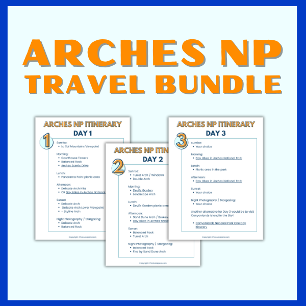 Arches NP Travel Bundle