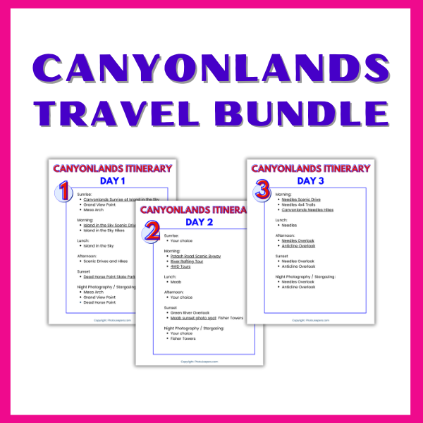 Canyonlands Travel Bundle