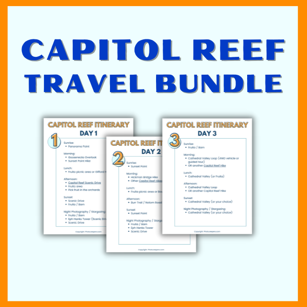 Capitol Reef Travel Bundle