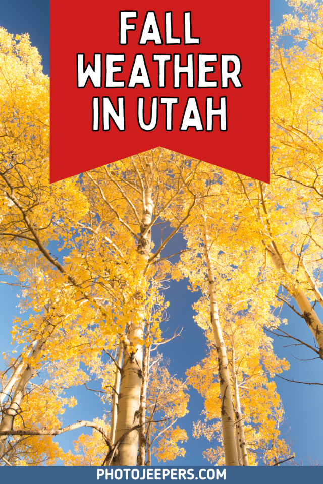 Fall weather in Utah