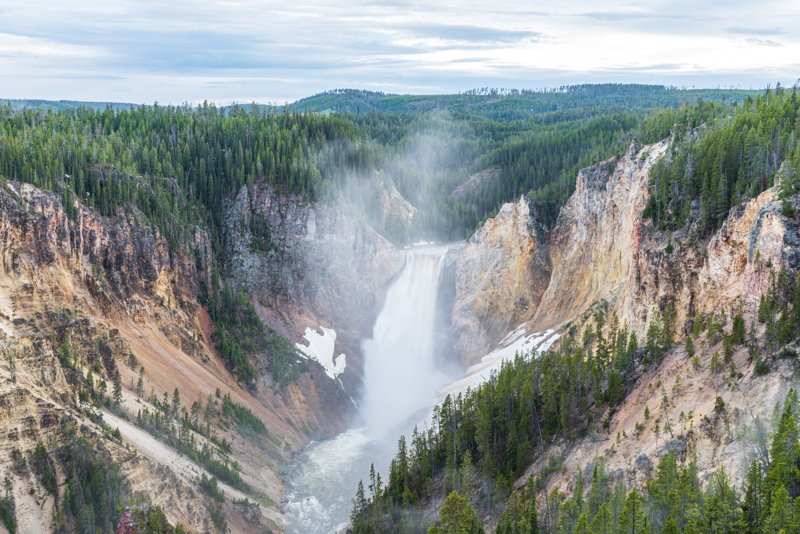 Lower Falls at Grand Canyon of the Yellowstone 