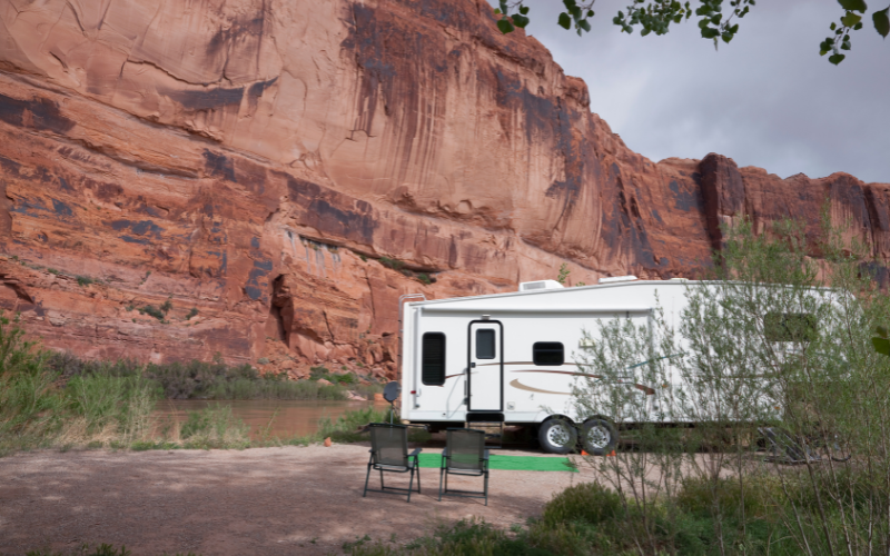 RV camping in Moab Utah