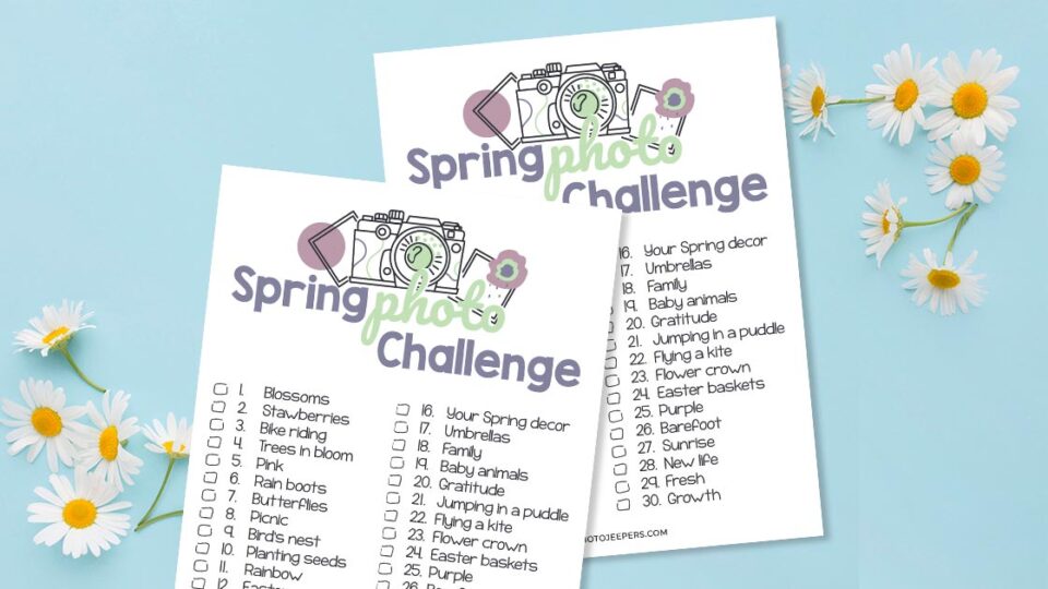 Spring photography challenge