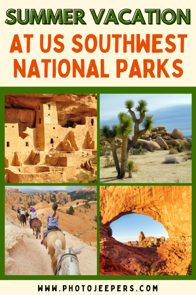 Summer Vacation at US Southwest National Parks
