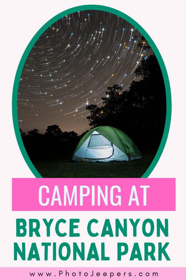 camping at Bryce Canyon