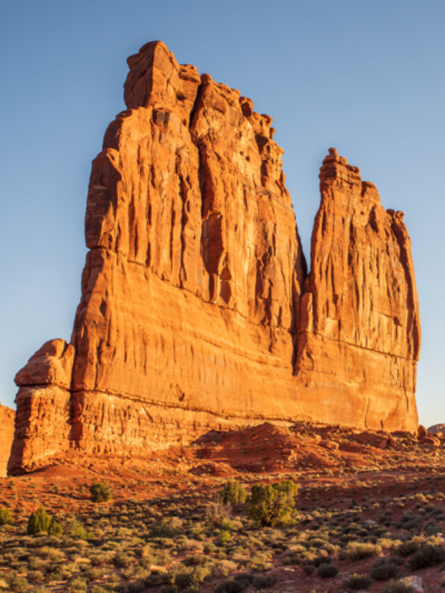 The Organ at sunrise in Arches National Park