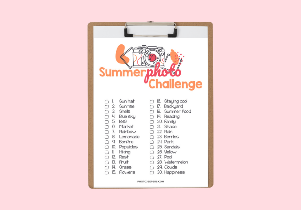 summer photo challenge