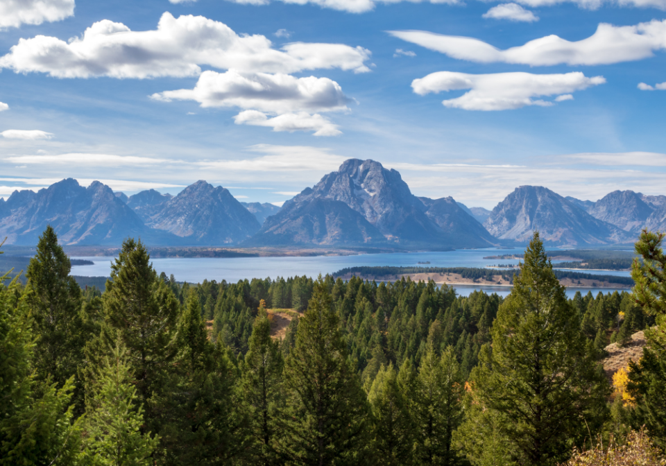 view from Signal Mountain at Grand Teton National Park