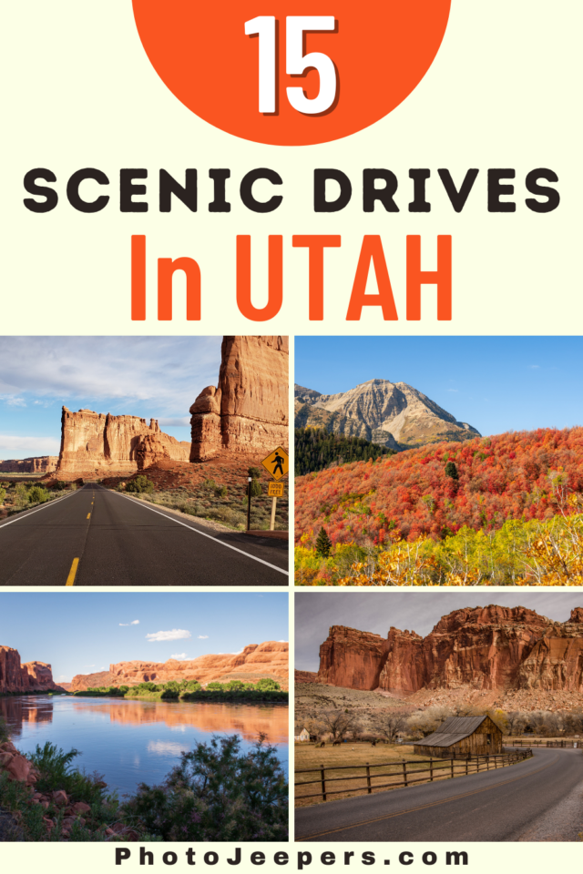 15 scenic drives in utah