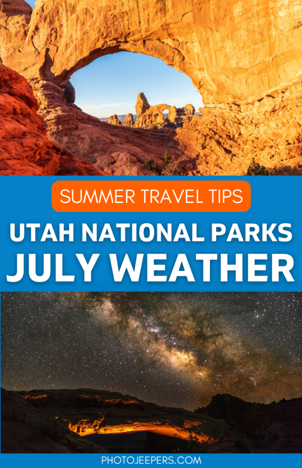 Utah National Parks July Weather