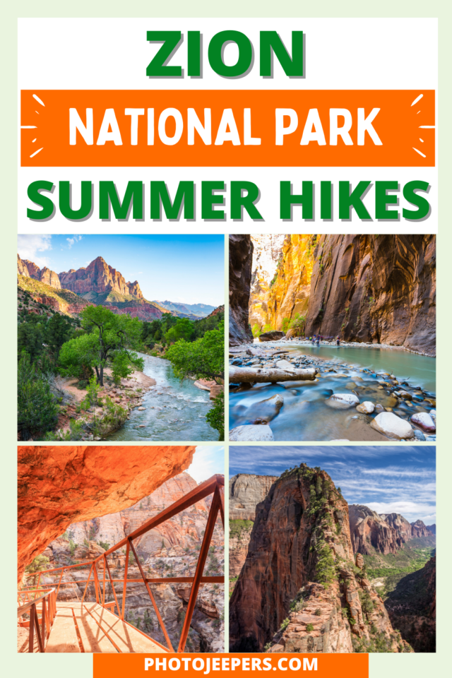 Zion National Park Summer Hikes