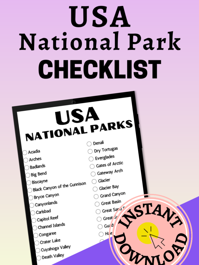 USA National Park List in Alphabetical Order Story