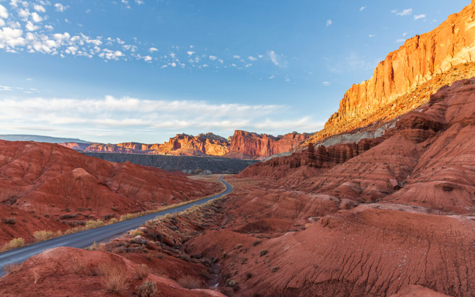 scenic drive at Capitol Reef