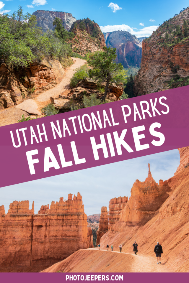 Utah National Park fall hikes