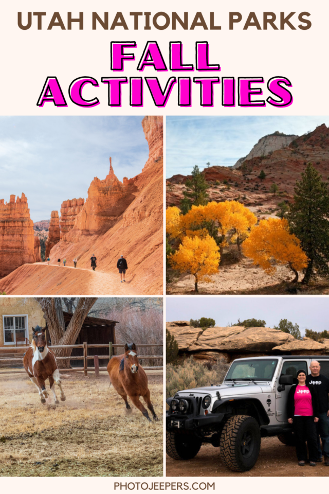Utah National Parks Fall Activities